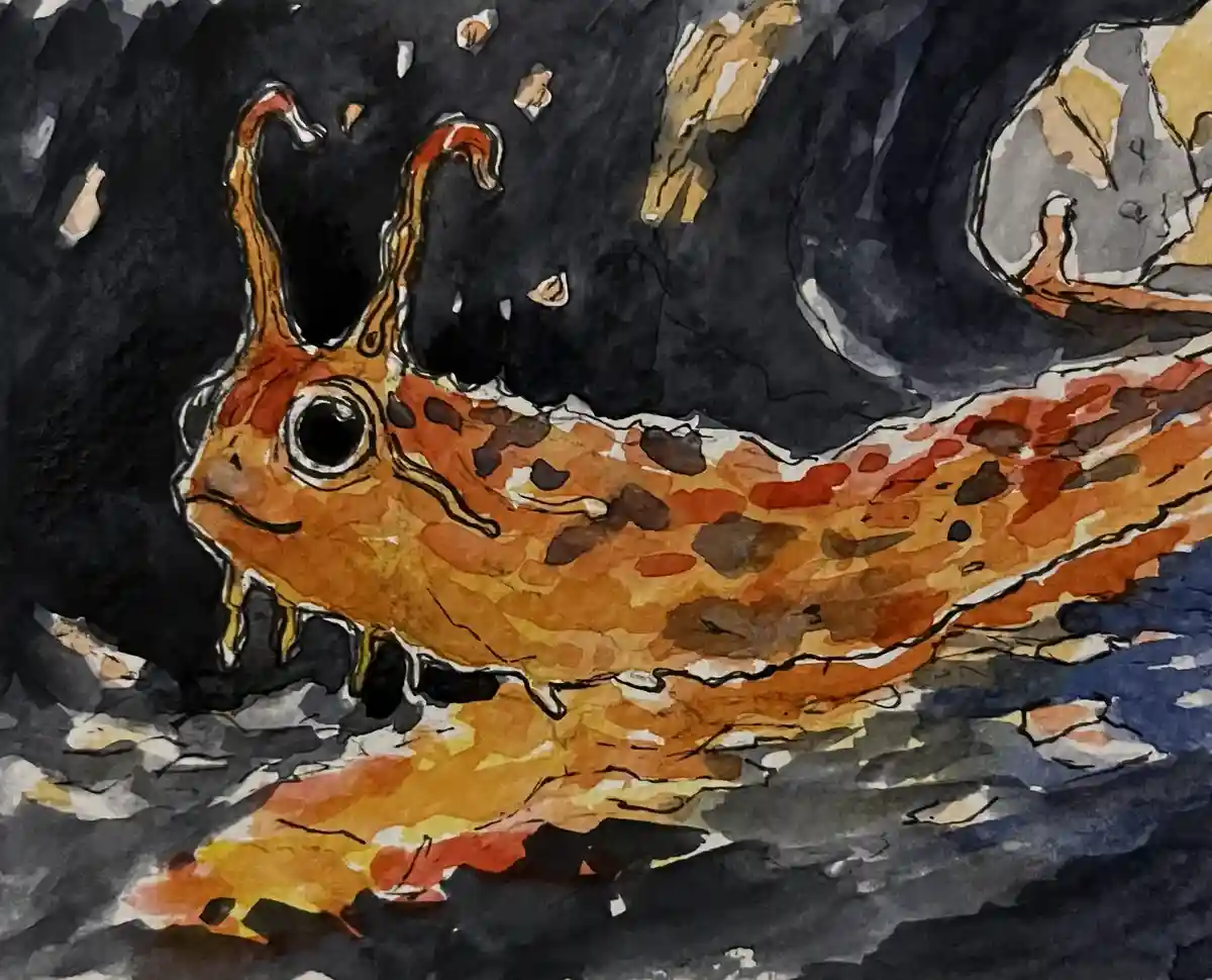 Meet the adorable tiny magma slug!