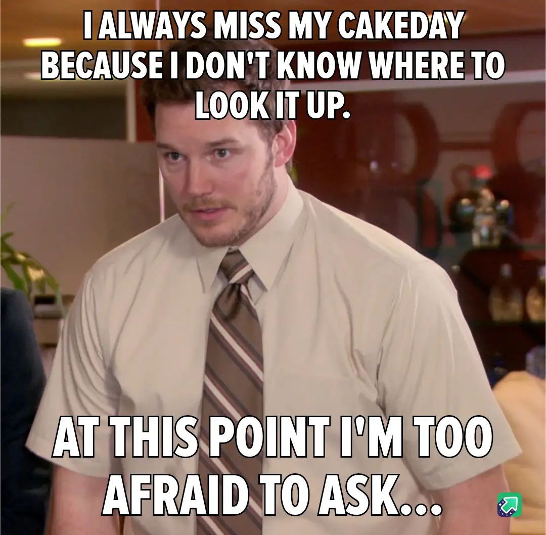 Did I Forget My Cakeday Again?