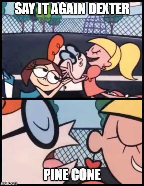 Two-panel cartoon meme from 'The Fairly OddParents' showing a girl whispering into a boy's ear while another girl watches…