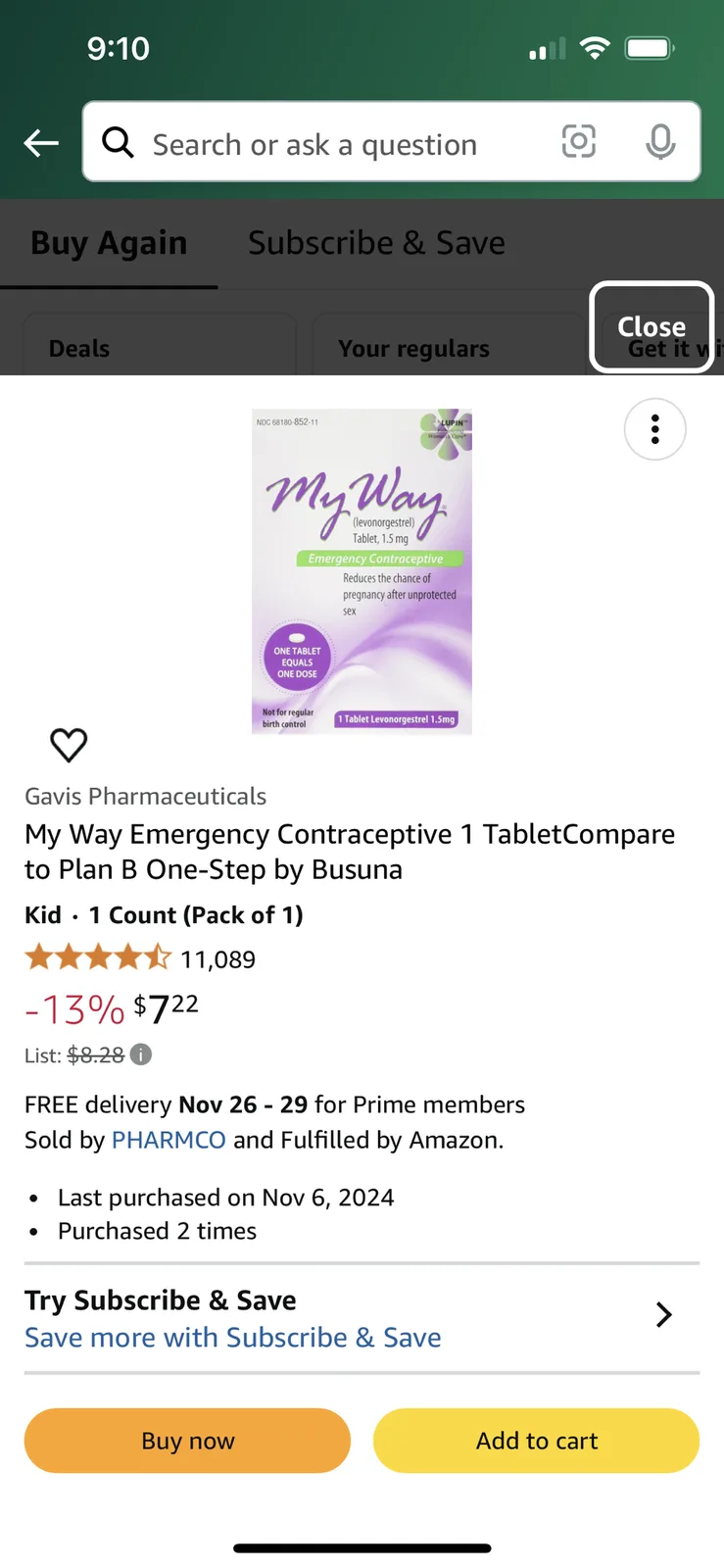Your Daily Reminder: Don't Forget to Purchase Plan B