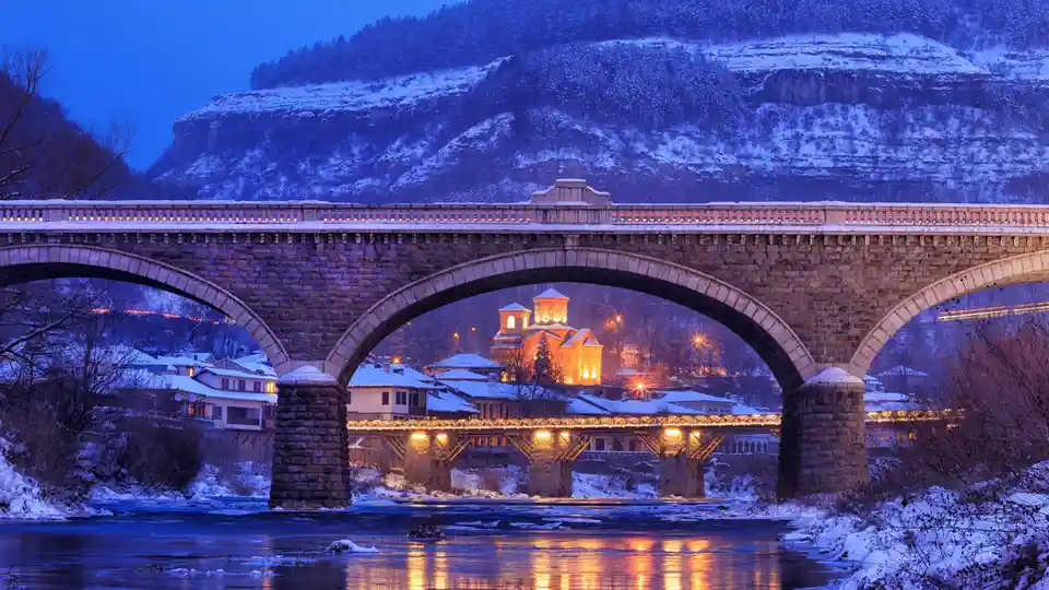 In Veliko Tarnovo, Bulgaria's historical capital, stands the restored Church of St. Demetrius, a 9th-century Orthodox church…