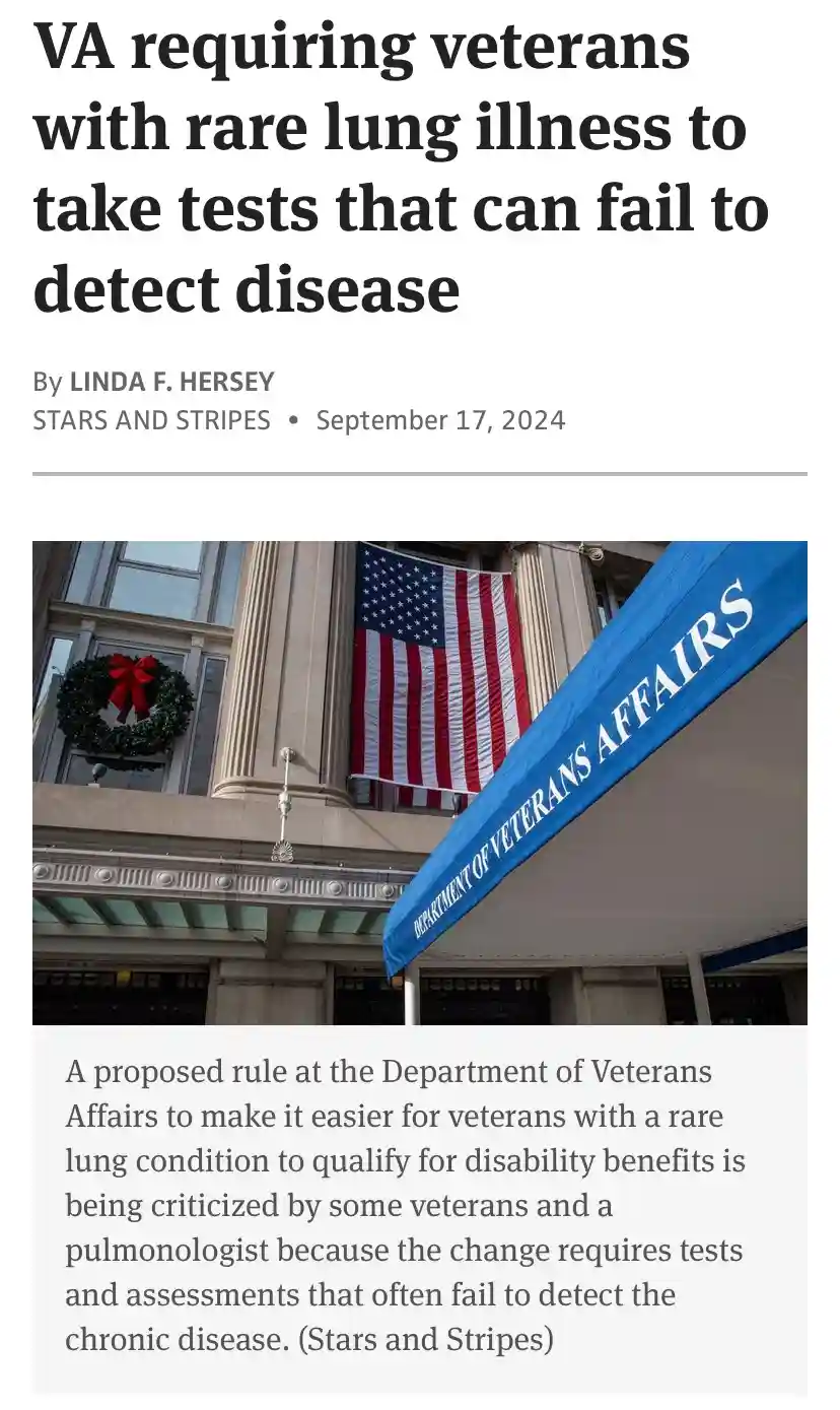 A screenshot of a news article from Stars and Stripes dated September 17, 2024, featuring a photo of the Department of…