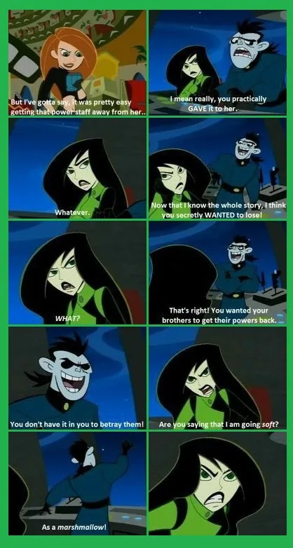 A comic strip from the animated series 'Ben 10' featuring the villainous character Vilgax and the character Gwen. Vilgax…