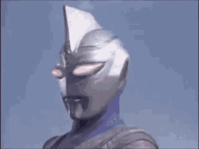 The image shows six panels of the character Ultraman, arranged in two rows of three. In the top row, Ultraman's head turns…