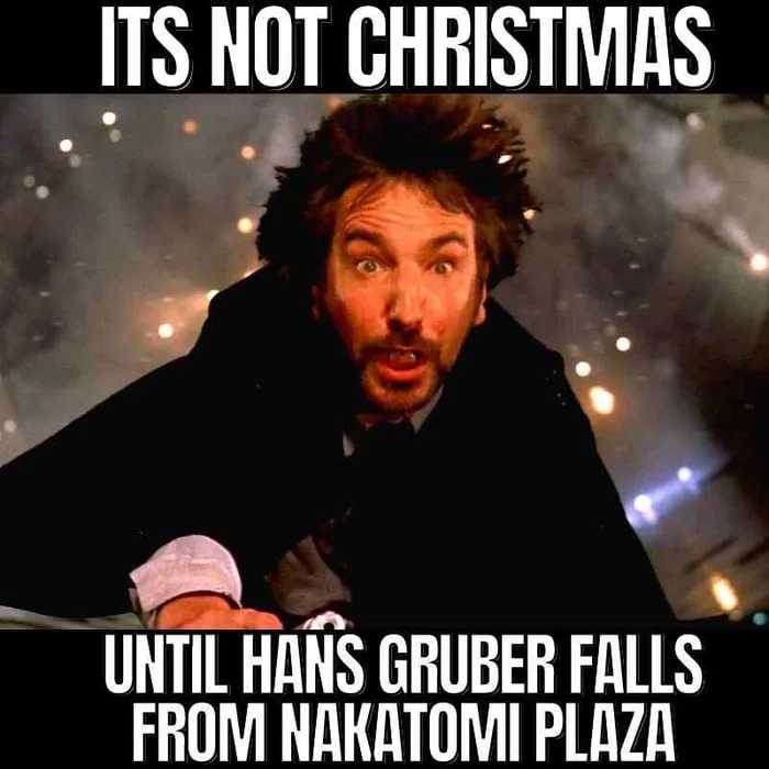 A man with wild hair and a shocked expression, wearing a dark coat, is shown against a snowy, bokeh-lit background. The text…