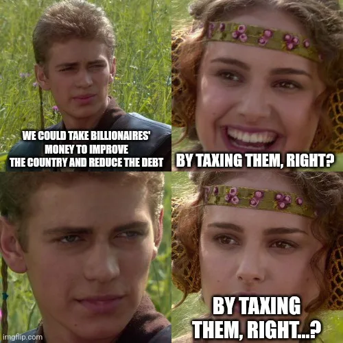 A four-panel meme using stills from 'The Princess Bride' featuring Westley and Buttercup. Westley looks skeptical while…