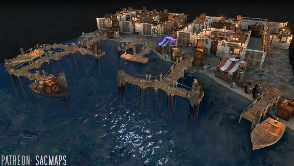 The Dockside: Your Go-To Source for Free DnD and TTRPG Maps