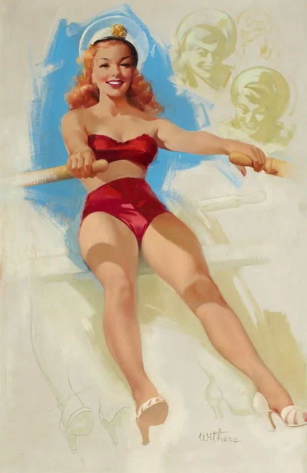 Red Head Monday: A vintage art tribute