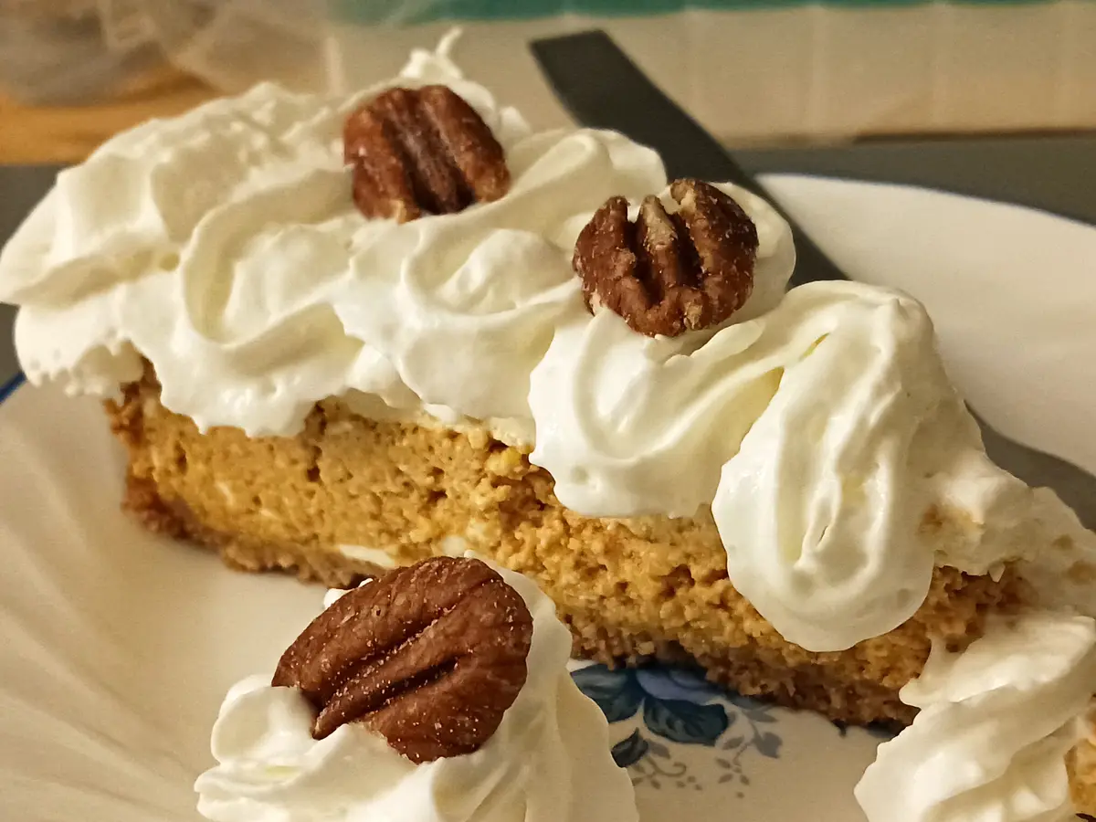 Indulging in Delicious Pumpkin Cheesecake