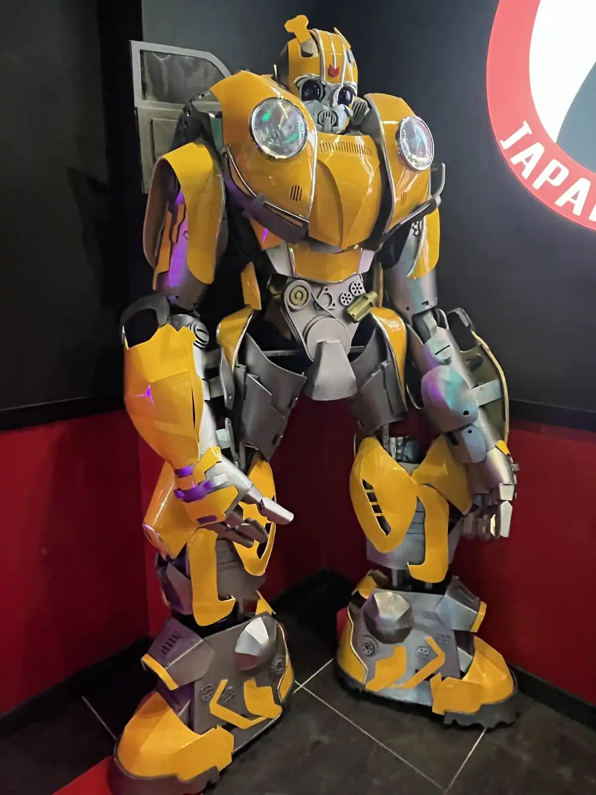 This Ramen Spot Has Bumblebee Standing Guard at the Entrance