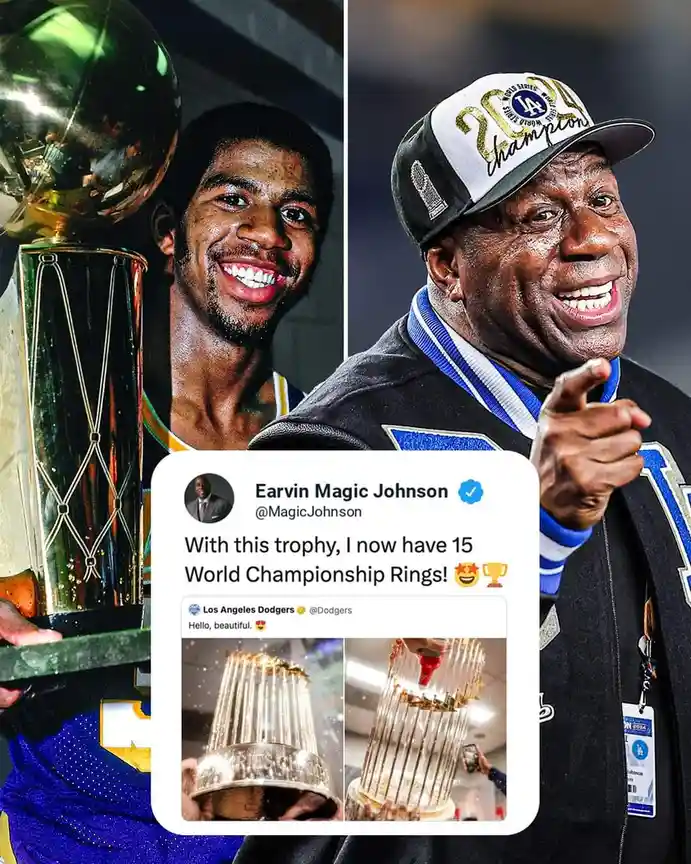 He gathers trophies just like I do!