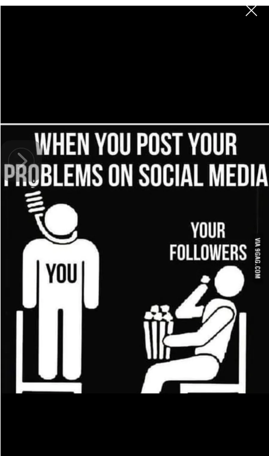 A black-and-white image shows a stick figure labeled 'YOU' standing on a platform, holding a microphone and appearing to…