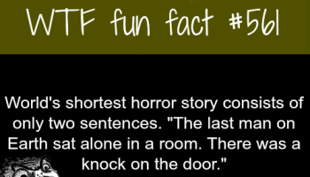 A black-and-white image with a green header bar displaying 'WTF fun fact #561' in white text. Below, white text on a black…