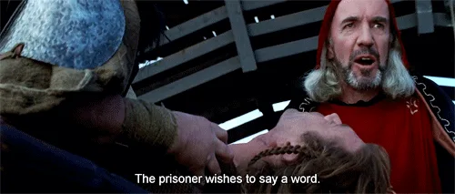 A meme image from the movie 'The Princess Bride' shows a scene where a prisoner is about to be executed, with the crowd…